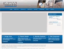 Tablet Screenshot of cmc-letco.com